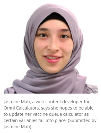 COVID-19疫苗排队时间计算器_日期计算器在线使用_Jasmine Mah设计疫苗计算器
