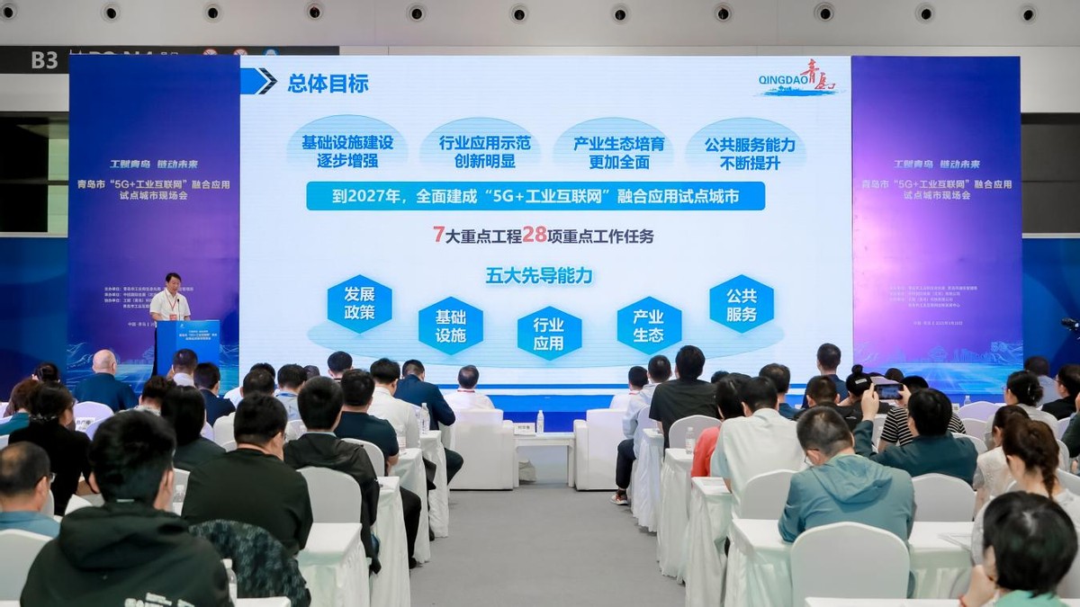 青岛市5G工业互联网融合应用_工业互联网_青岛5G工业互联网试点城市