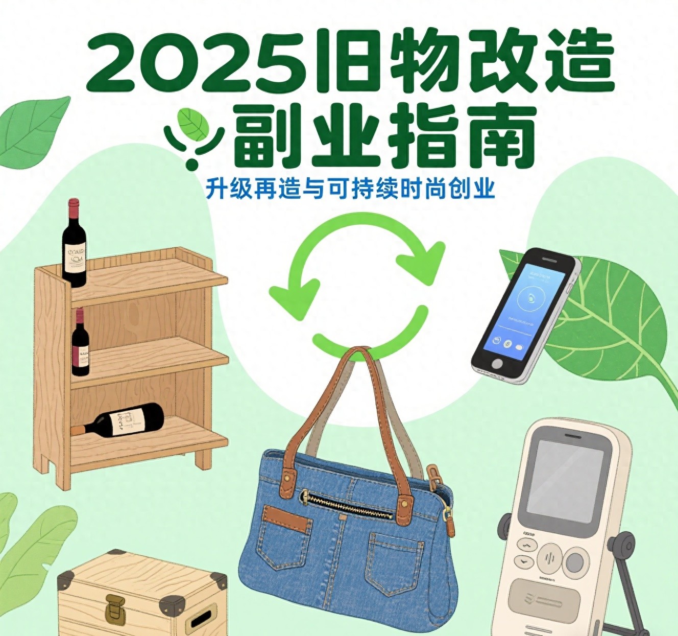 2025旧物改造副业指南:升级再造与可持续时尚创业 | 星尘资源网