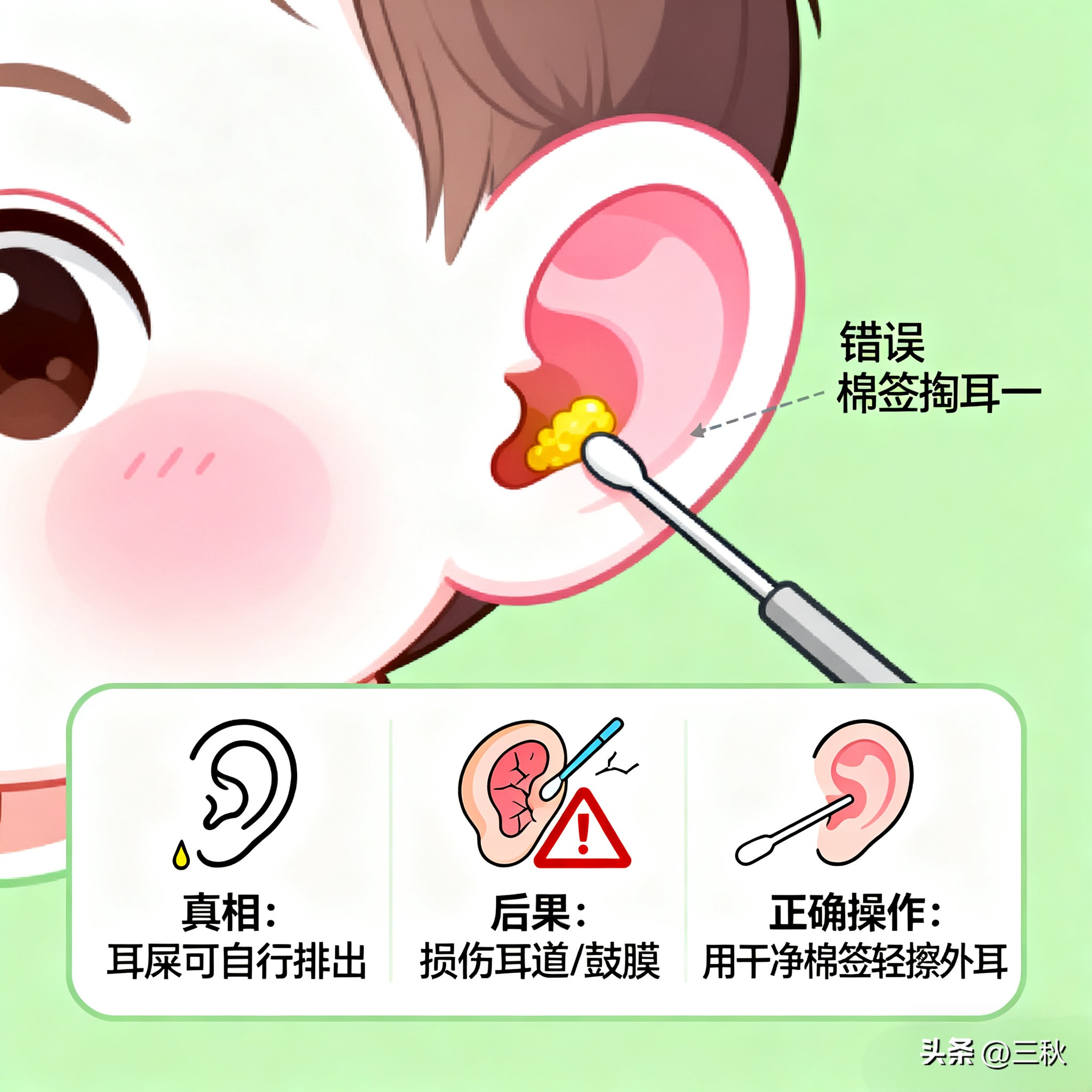 儿科护理常识_宝宝耳道护理_掏耳误区