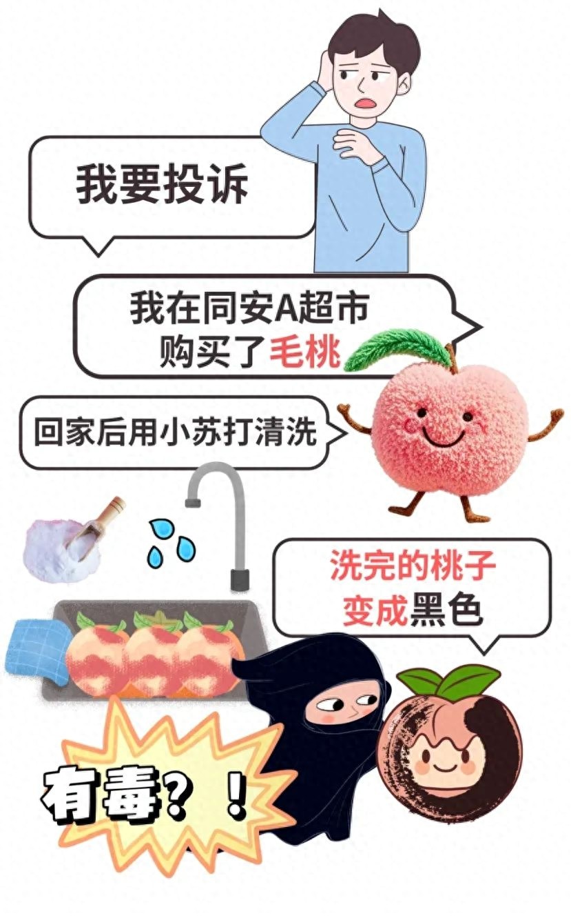 用小苏打清洗的桃子为何“变黑”? | 星尘资源网