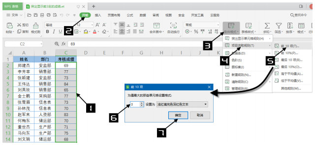 数据条展示数据占比条件格式_突出显示数据排名条件格式_数据可视化方法
