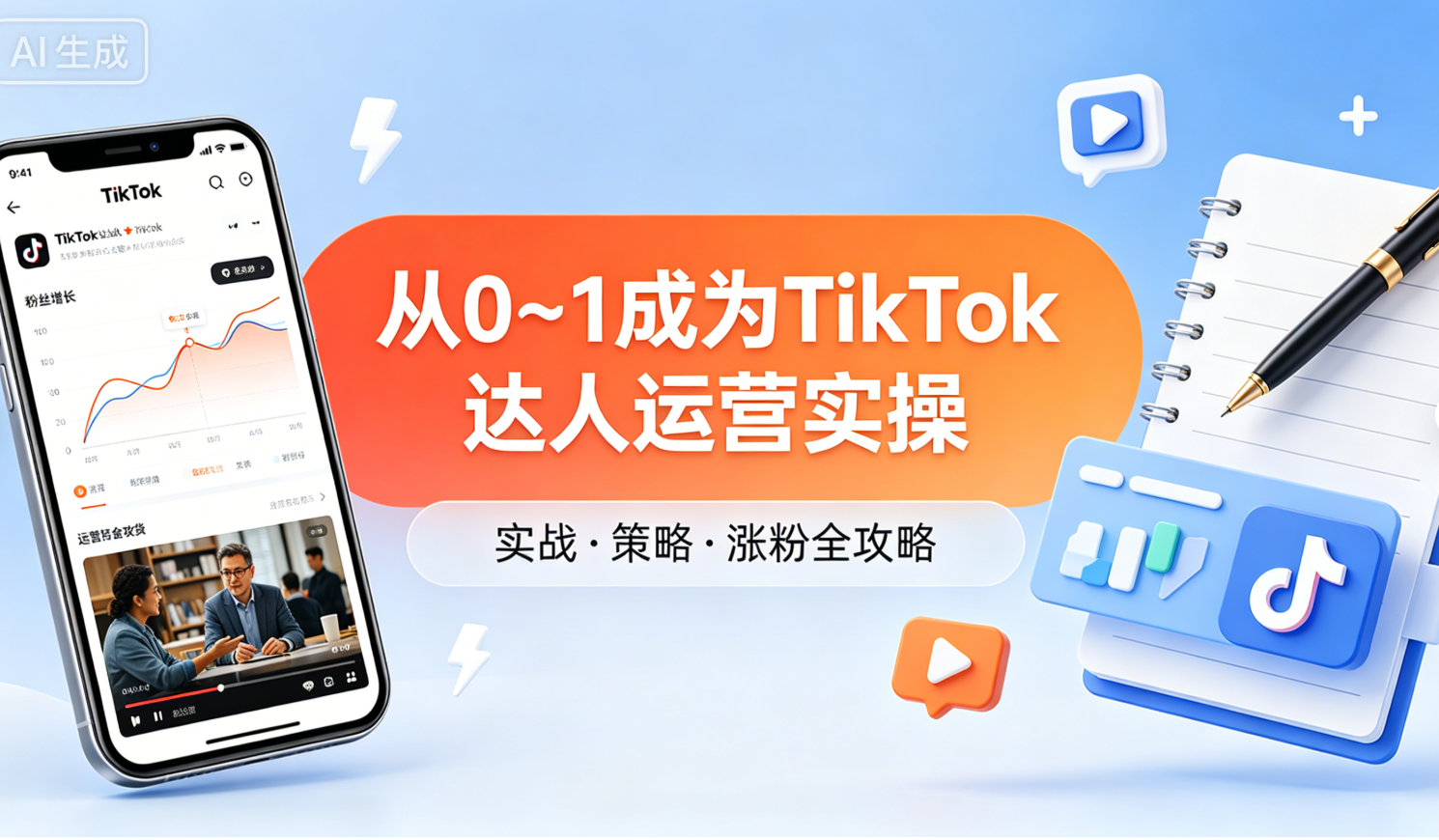 从0~1成为TikTok达人运营实操-星尘资源网