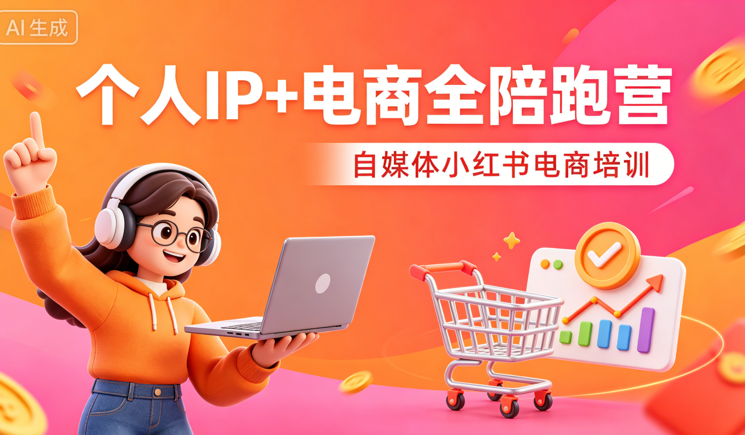 个人IP+电商全陪跑营,自媒体小红书电商培训-星尘资源网