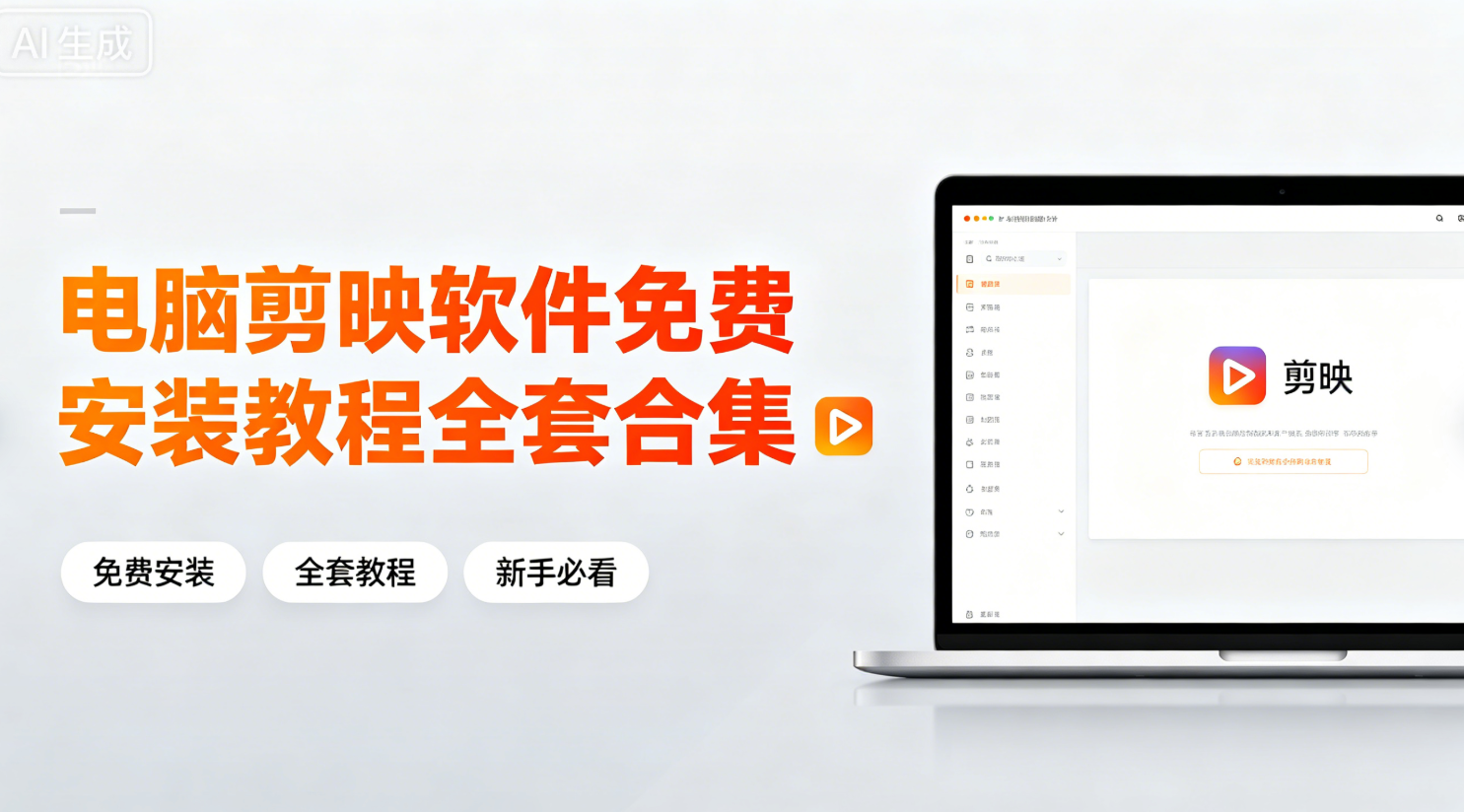 电脑剪映软件免费安装教程全套合集-星尘资源网
