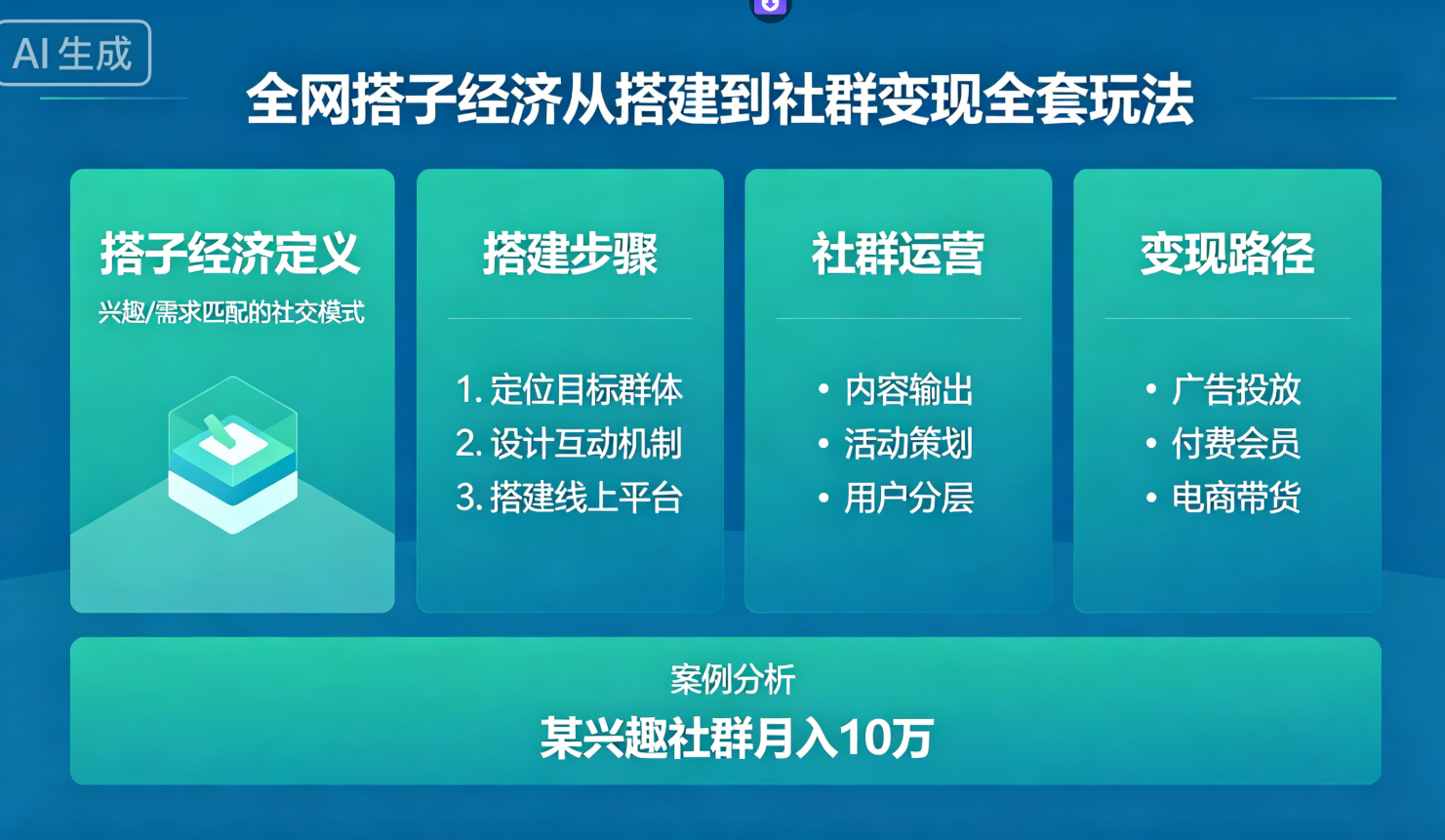 全网搭子经济从搭建到社群变现全套玩法-星尘资源网