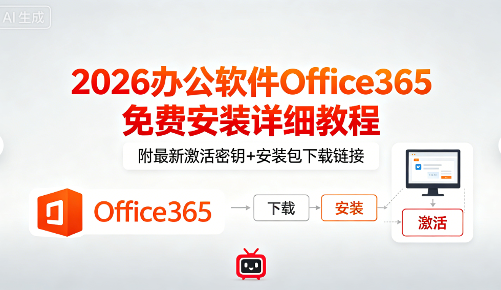 2026办公软件Office365免费安装详细教程-星尘资源网